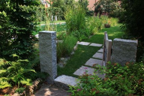 granite garden feature